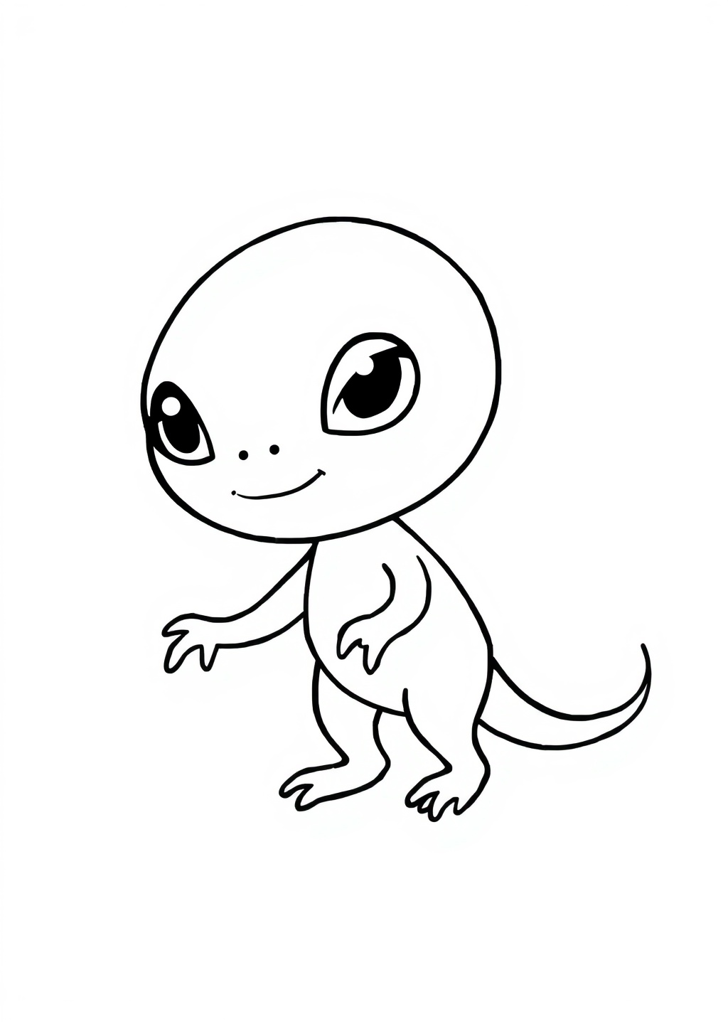 Ausmalbild: Alien