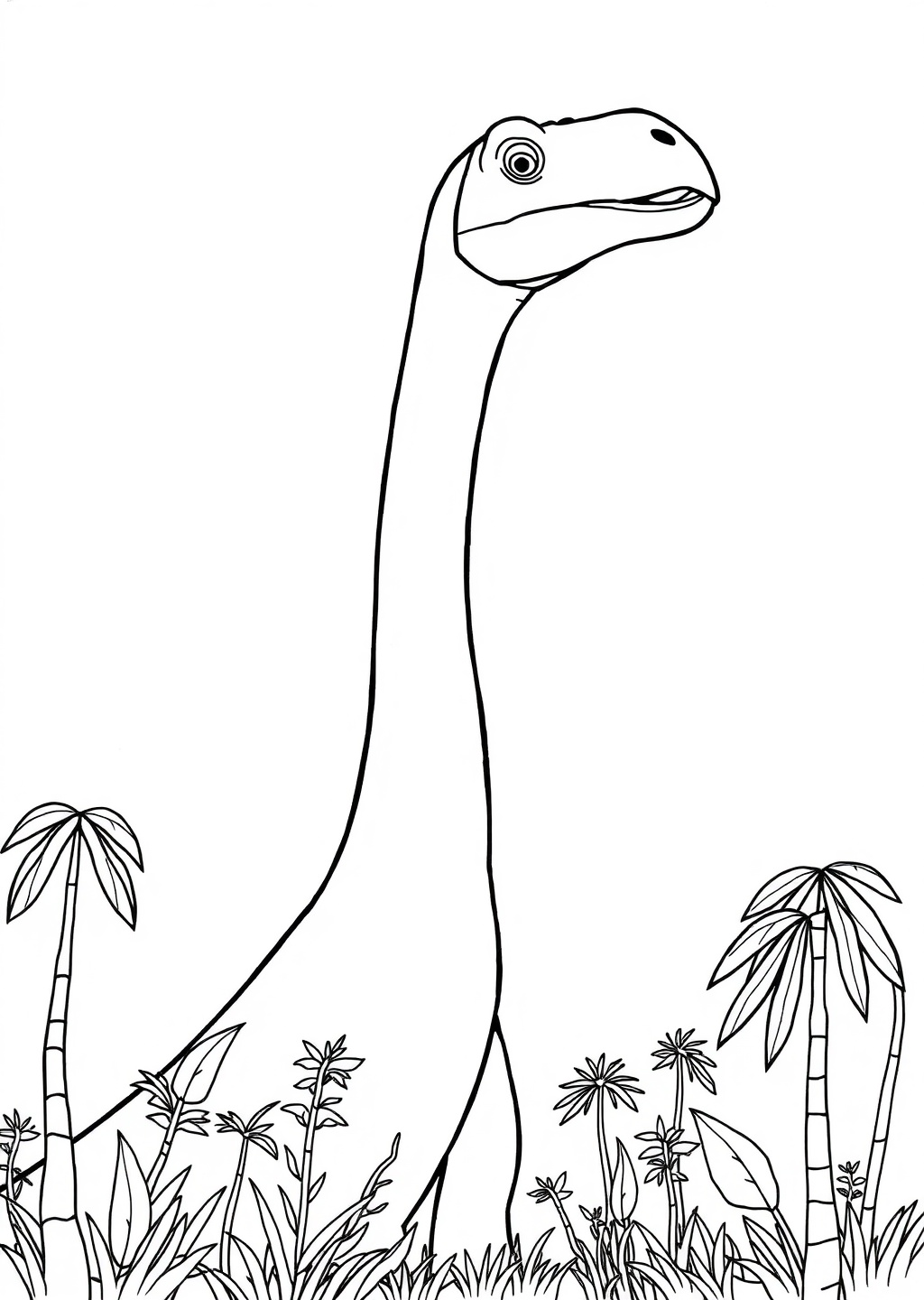 Ausmalbild: Brachiosaurus