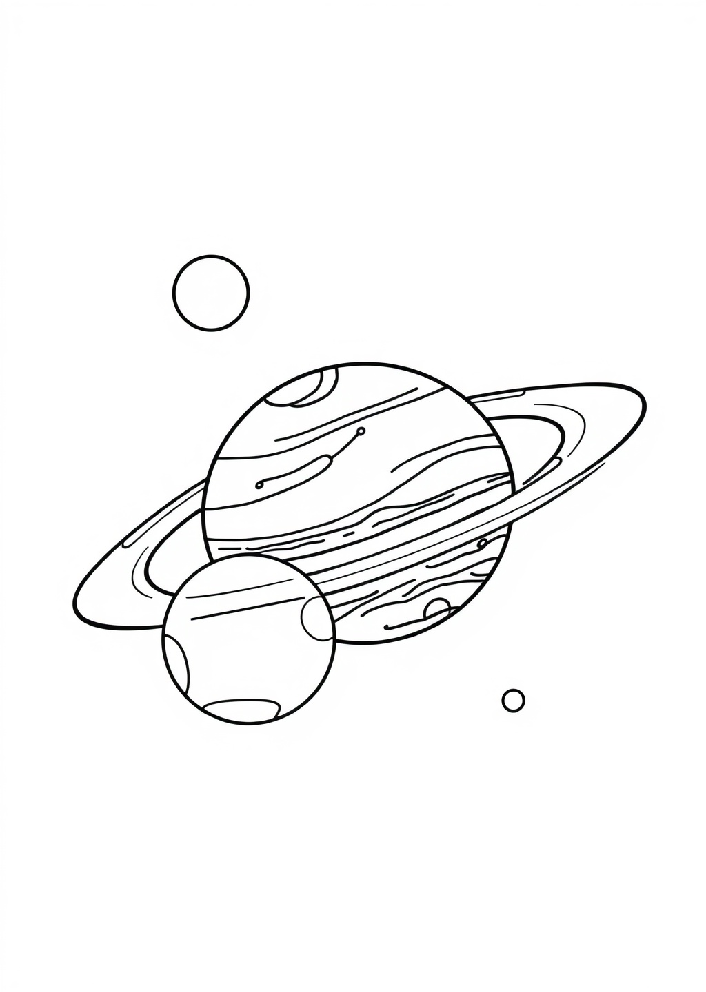 Ausmalbild: Planeten