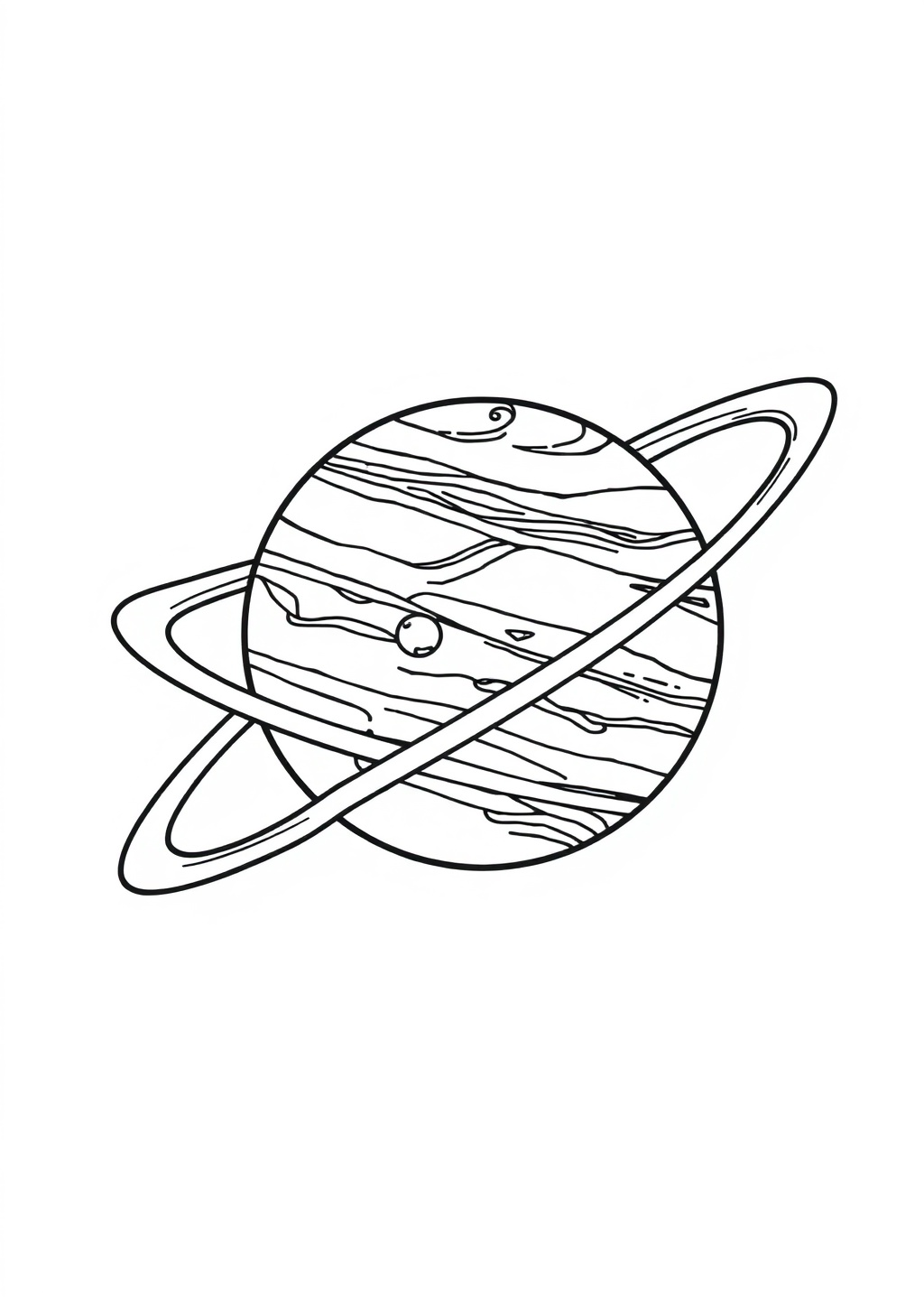 Ausmalbild: Planeten